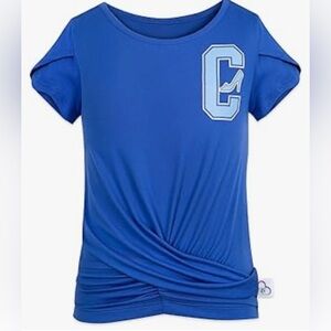 Inspired by Cinderella Disney ily 4EVER Graphic C/Slipper Petal Sleeves Top Sz4